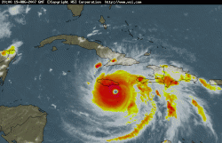 Powerful Hurricane Dean menaces Jamaica