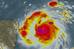 Felix headed for northeastern Nicaragua and eastern Honduras