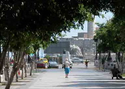 Summer book fair in Havana: reading in the Prado