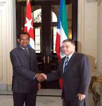 Guinea Top Diplomat Meet Cuban Peer