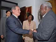 Cuba Vicepresident Esteban Lazo Meets Hungary Communist