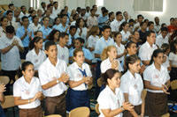 Organizers of the 11th Congress of High School Students invited Cuban President Fidel Castro