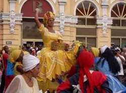 The yorubá or lucumí religion which is also known as Santeria or Regla de Osha is the most expanded religion of African origin in Cuba.  Due to the abrupt change of environment from Africa to Cuba in the middle of horrific and humiliating conditions impose