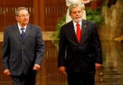 Raul Castro and Lula da Silva Held Official Talks in Havana