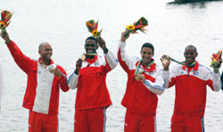 Gold medal to Cuba in last day of Rowing competitions