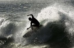 Cuban surfers ride waves on donated boards