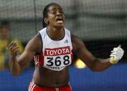 Cubas Yipsi Moreno hurled her hammer 74 09 meters to dominate the 2008 World Athletics Finals